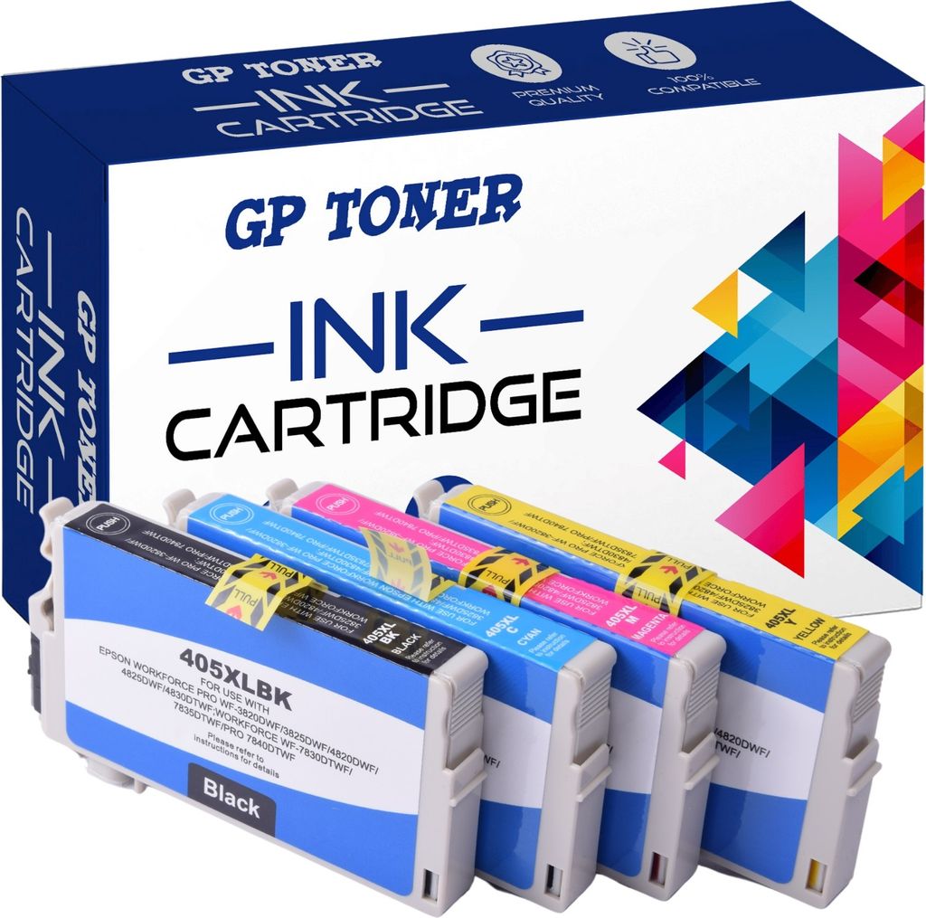 4x Kompatibilna Kazeta pro EPSON 405 XL WorkForce Pro WF Obrázok produktu 