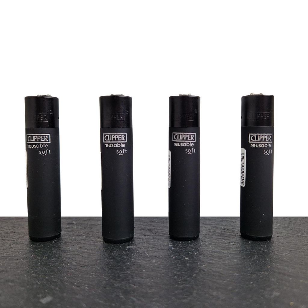 Clipper Classic Soft Black Feuerzeug 5 Stück