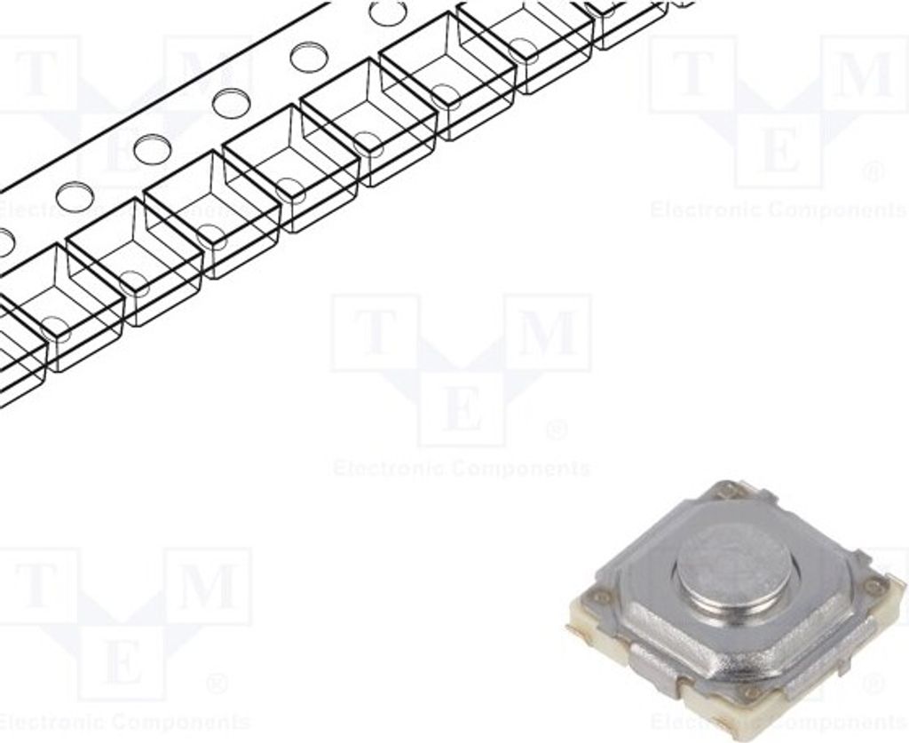 5x Mikrosc T OFF-(ON) EVQ3PLA15 Mikrosc T 0,02A/15VDC Pos: 2 1,5mm