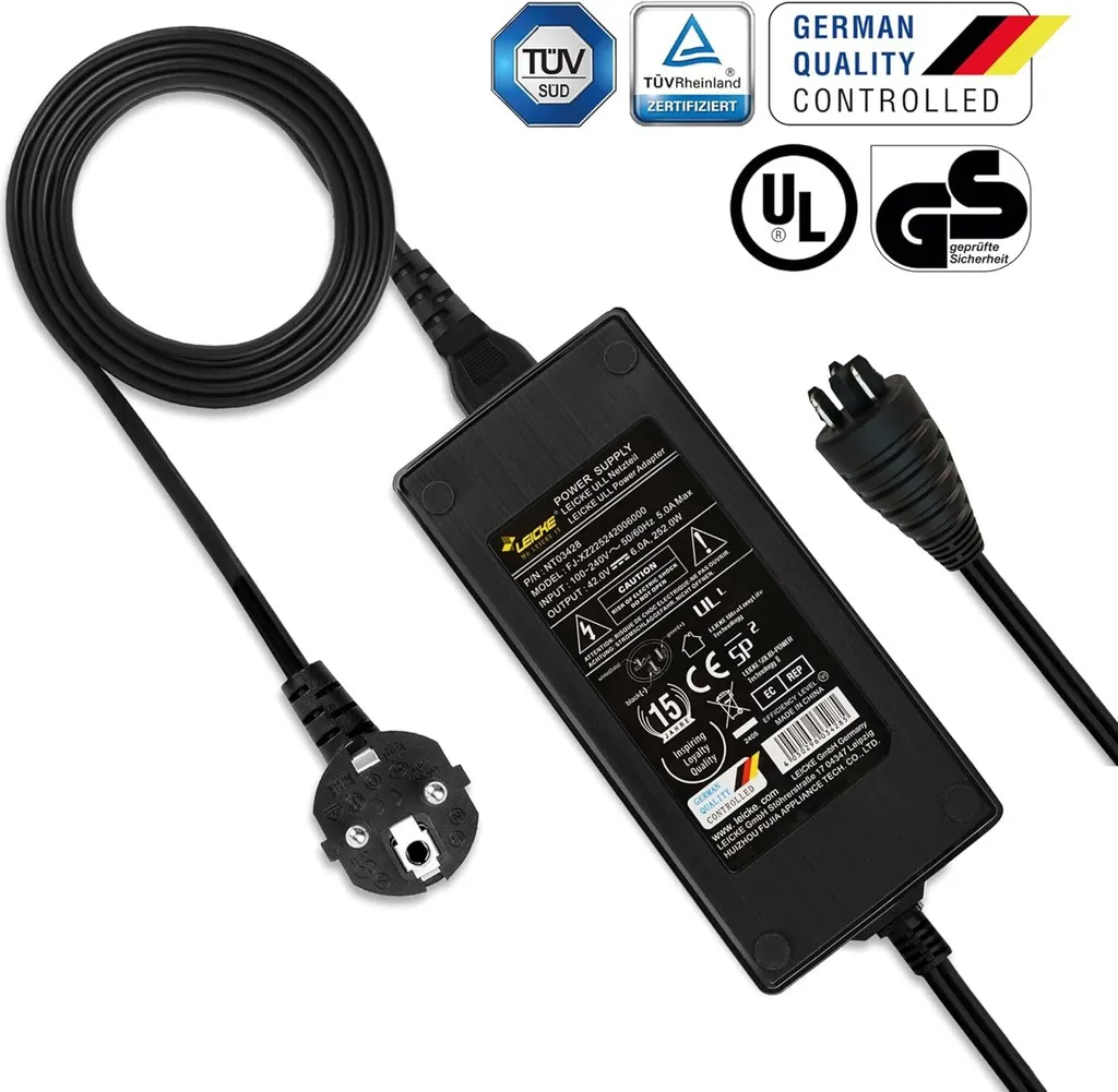 Chargeur Rapide 6A pour Batterie Bosch 36V VAE Performance et Classic+
