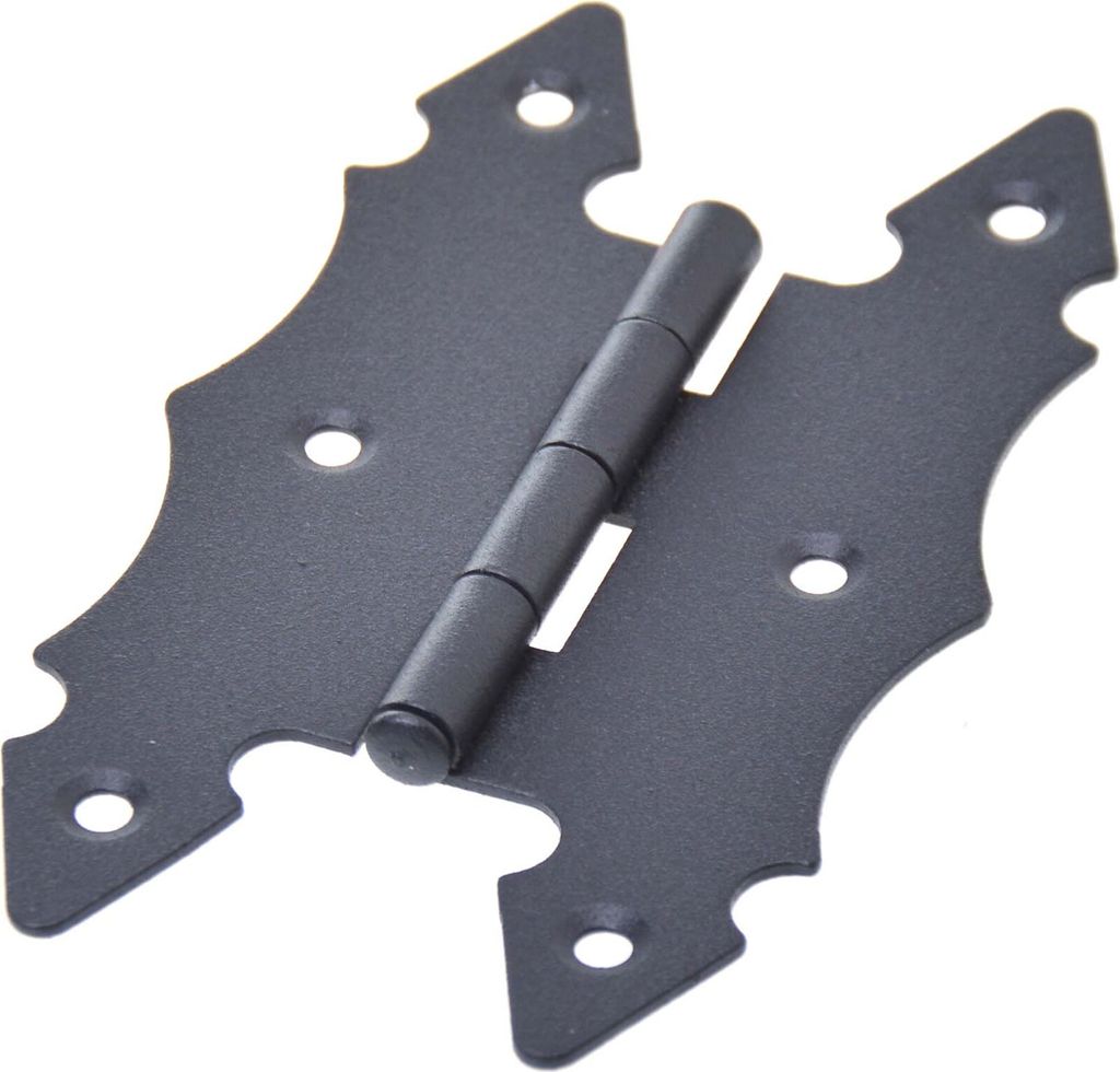 Aqbau® Gerollte Scharniere 130 x 80mm Halbbreite Produktbild 
