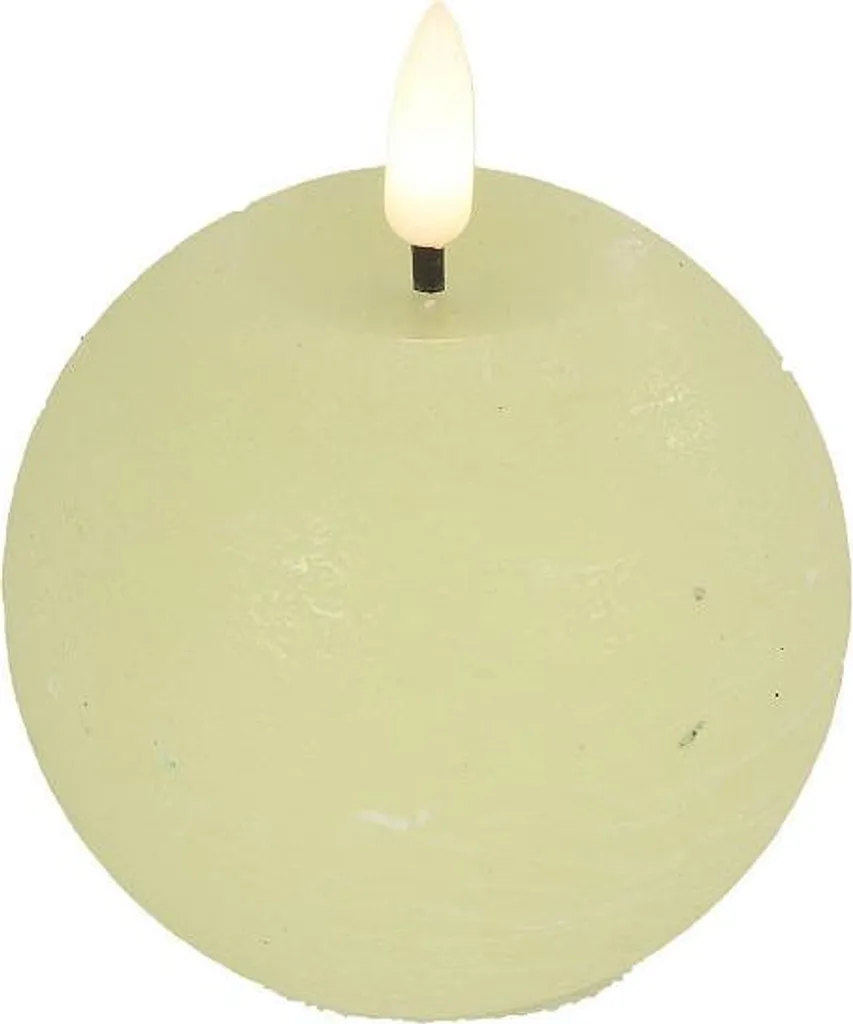 Candela LED Countryfield Globo 8x9,5 cm | Illuminazione Crema Rustica