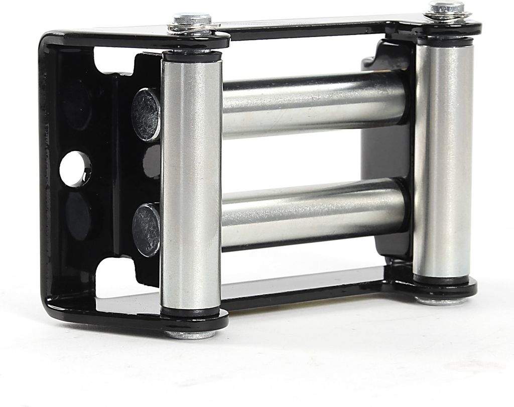 XPOtool Rollenfenster für Seilwinden mit 907-1587kg, Windenfenster mit 4 Rollen Lochabstand 109mm, Seilrollenfenster