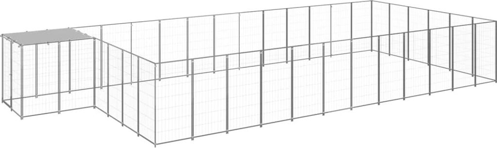 Hundezwinger Silbern 22,99 m² Stahl