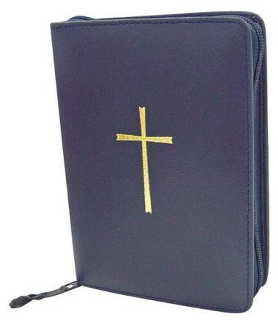 Gotteslobhülle Blau Kreuz Produktbild 