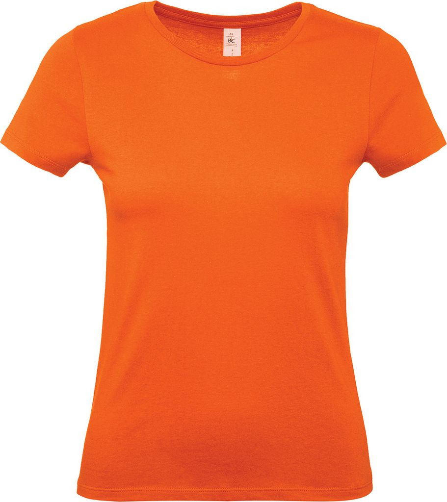 B&C Damen T-Shirt #E150 RW6634 (M) (Orange)