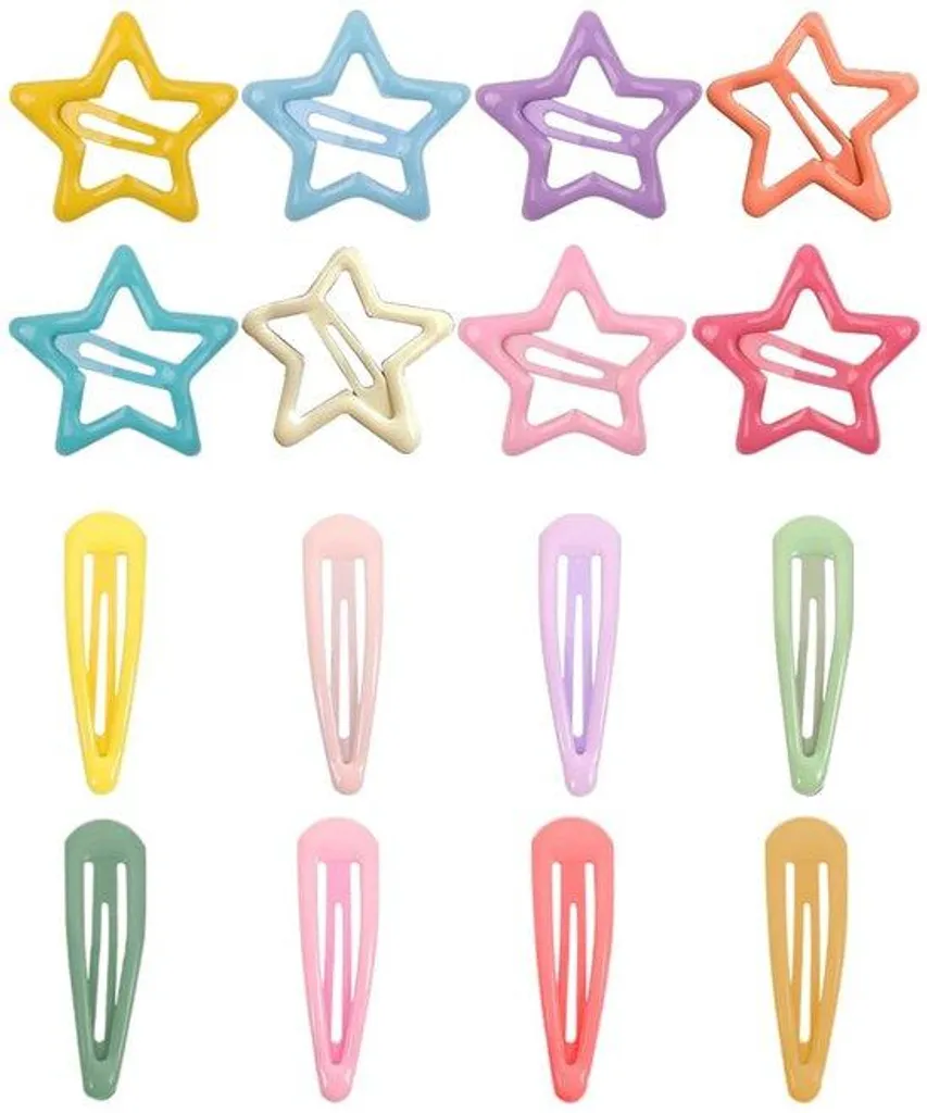 Barrettes étoiles anti-glisse pour mèches rebelles filles et femmes