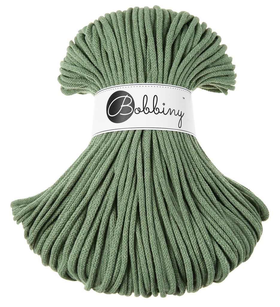Bobbiny Premium 5 mm 100 m Eucalyptus Green Schnur Produktbild 