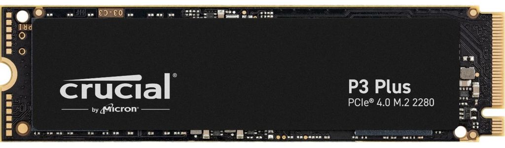 Crucial P3 Plus - SSD - 2 TB - wewnętrzny - M.2 2280 - PCIe Zdjęcie produktu 