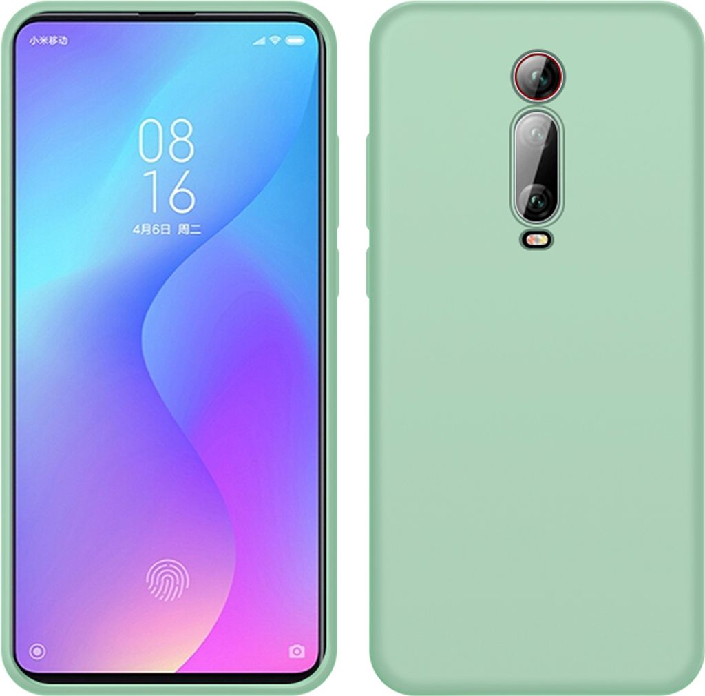 Xiaomi Mi 9T Hülle, LaimTop Slim Flüssig Silikon Soft Gel Gummi Stoßfest Kratzfest Schutzhülle für Xiaomi Mi 9T Grün