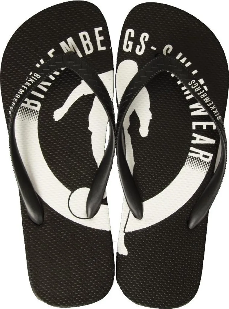 Tongs homme avec dentelle à logo Bikkembergs série Pupino en caoutchouc 42