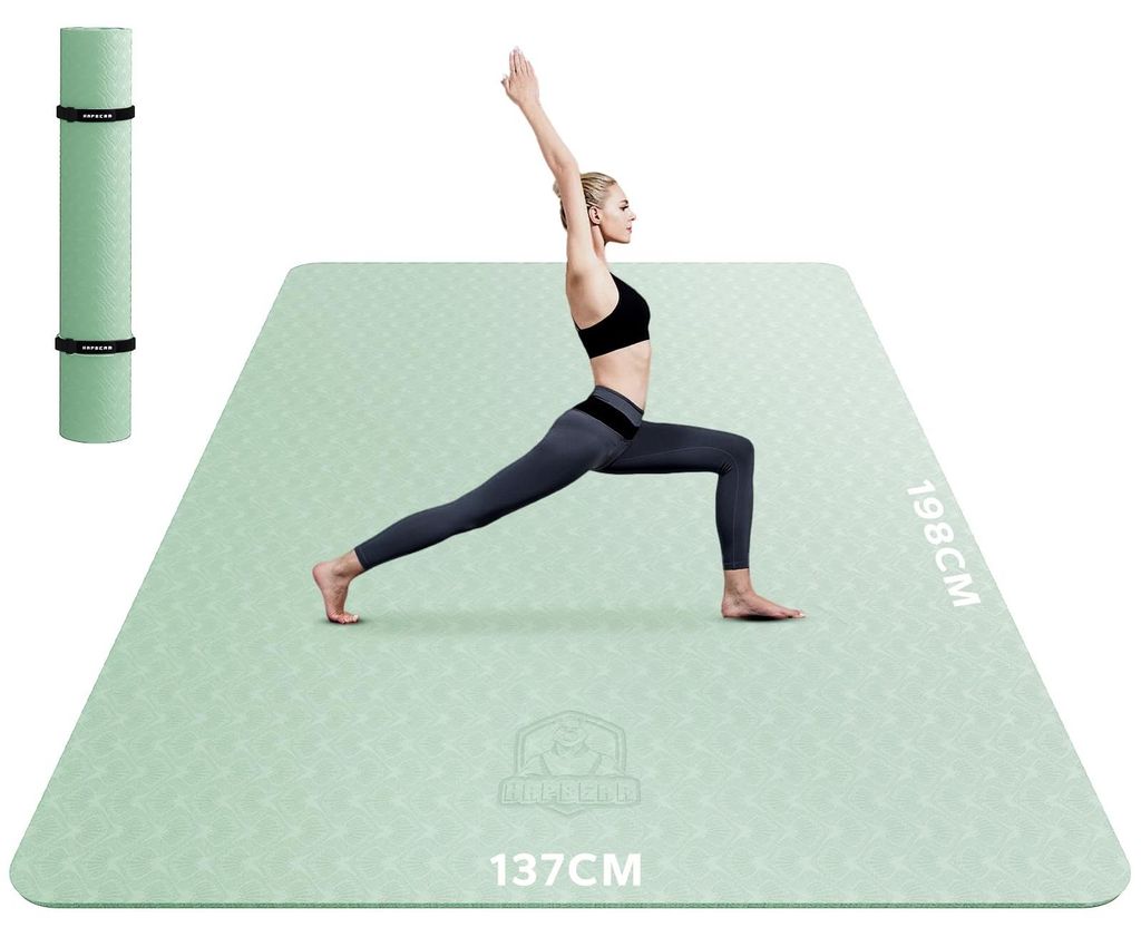 Tappetino da yoga XXL di HAPBEAR - Tappetino da yoga extra Immagine del prodotto 