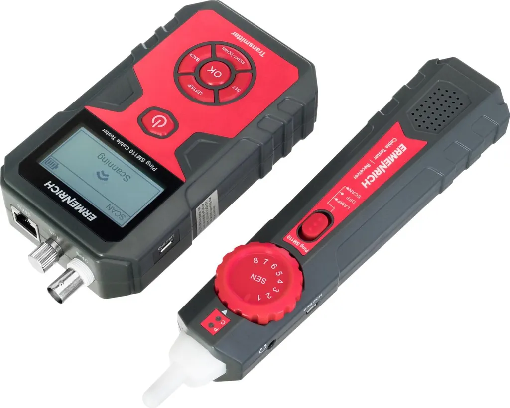 Ermenrich Ping SM110 Testeur de câbles avec fonction localisation Ping - 5