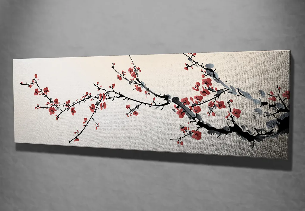 Quadro Moderno Wallity PC041 Multicolore 30x80 cm - Telaio in Legno