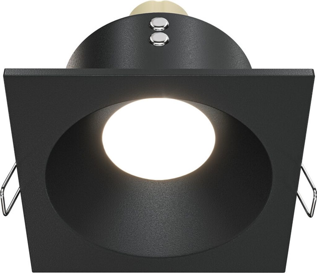 Maytoni Zoom IP65 Aluminium LED Deckenleuchte GU10 Schwarz, Dimmbar, 50W