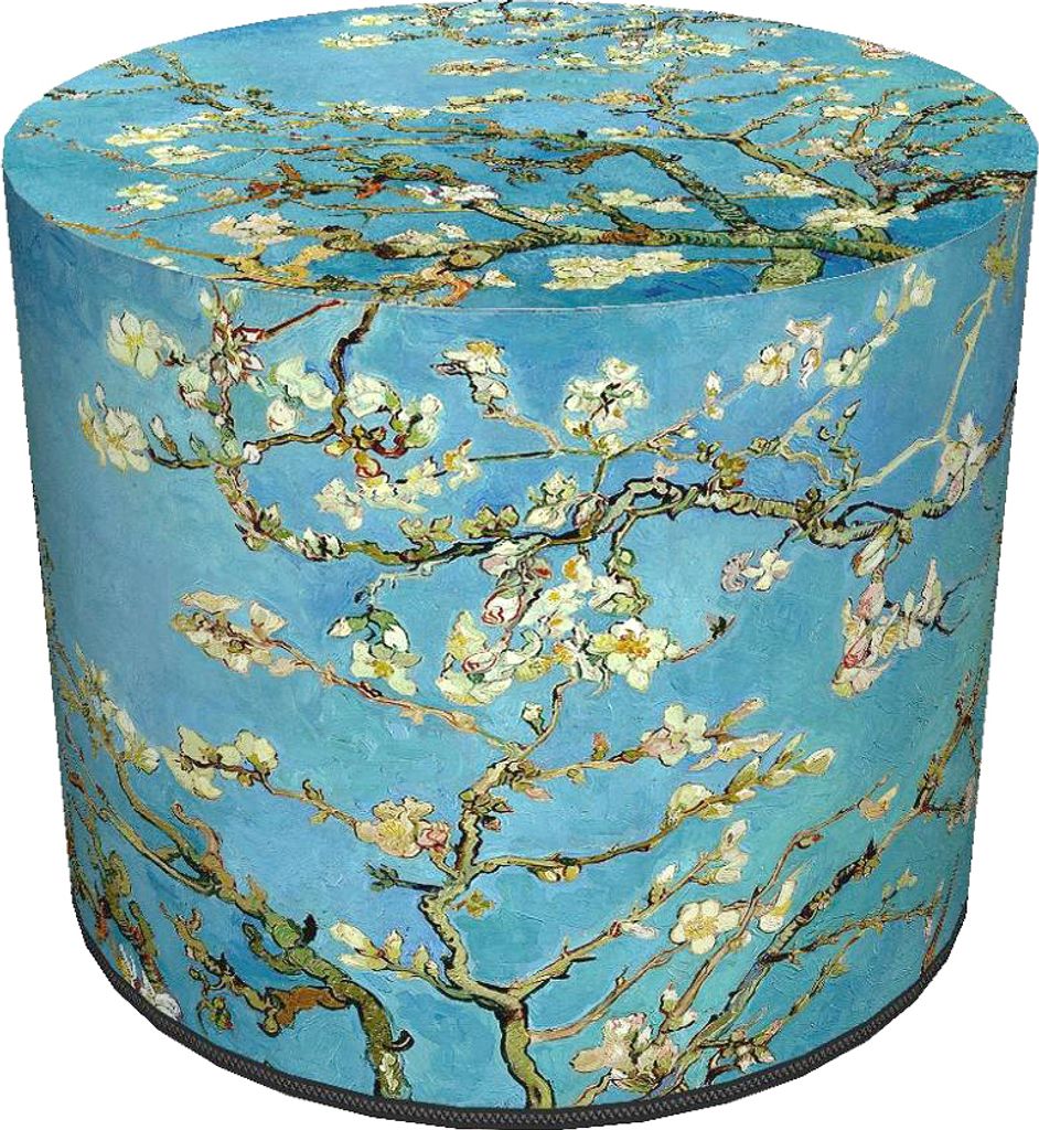 Bertoni runder wasserdichter Deko-Sitzsack Almond - Deko-Sitzsack 40x40 cm