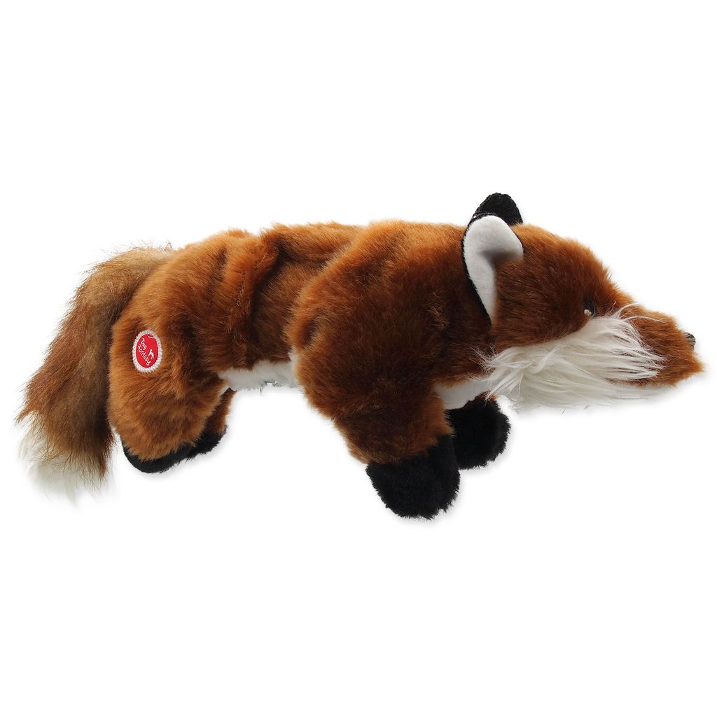Zabawka DOG FANTASY Skinneeez Pluszowy gwiżdżący lis 45 cm Zdjęcie produktu 