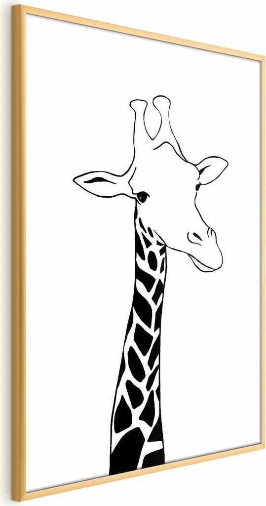 Quadro Fashion Design 40x60 Oro | Poster Collo Sartoriale Moderno