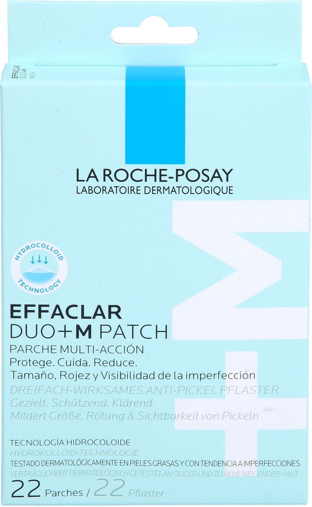 La Roche-Posay Effaclar DUO+M Patch dreifach-wirksames Anti-Pickel Pflaster, 20 St. Pflaster