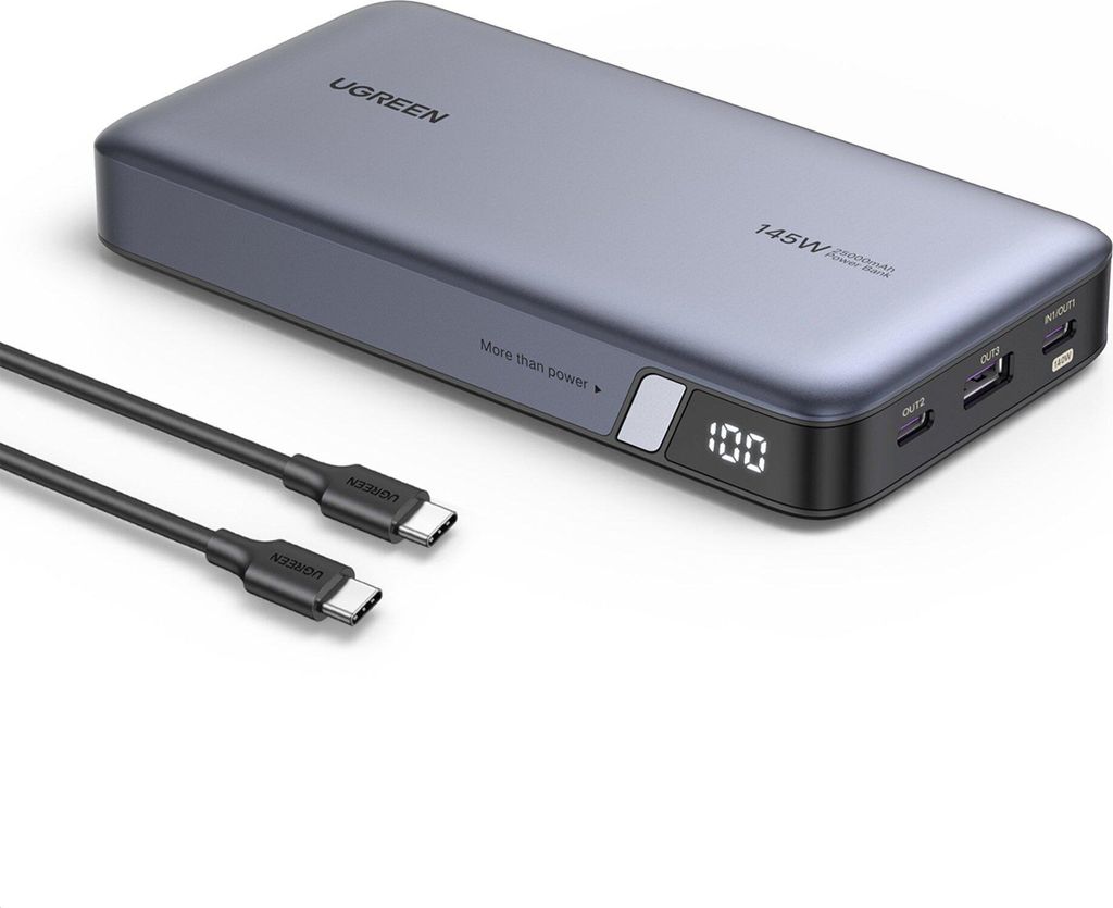 UGREEN 25000 mAh Powerbank 145W Two-way Fast Charging Produktbild 