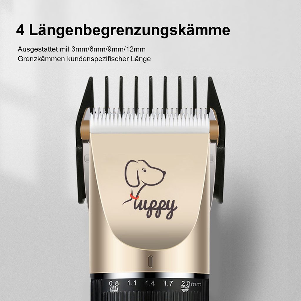 Schermaschine Hund Leise Tierhaarschneider Profi Drahtlose Produktbild 4