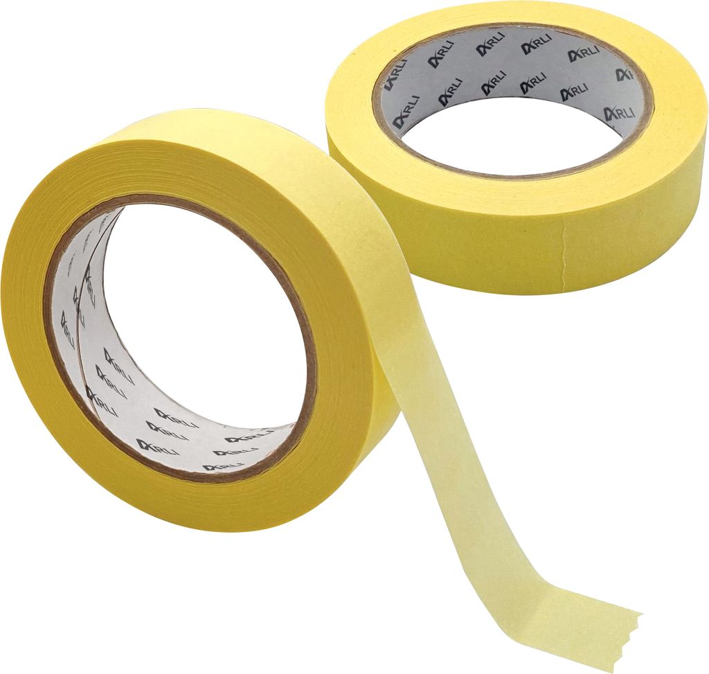 ARLI 2x Abdeckklebeband Kreppband 30 mm x 50 m Krepp 262 Malerkrepp Malerband Kreppklebeband