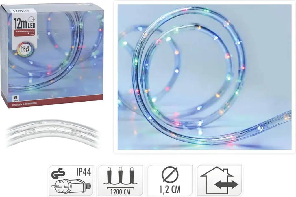 Offerta Luci Natale: Tubo 12m 288 LED RGB Multicolore Prezzo Speciale