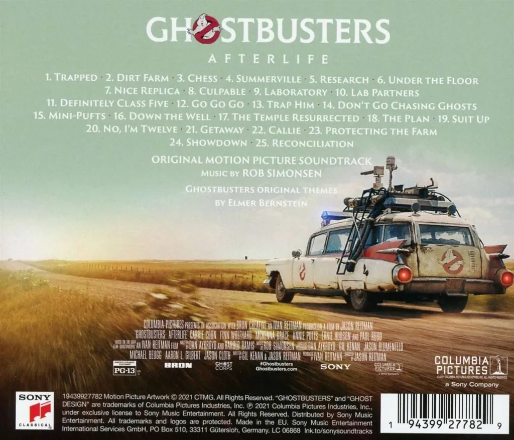 Bande Originale Ghostbusters Legacy OST - Vinyle, Musique Rob Simonsen