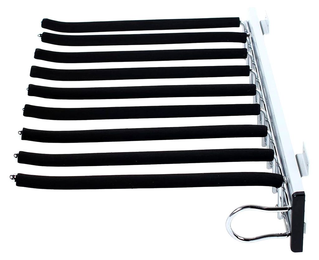 Neu Hosenauszug Hosenhalter,Hosenbügel ausziehbar Schrankzubehör Ausziehbarer Hosenauszug für Kleiderschrank Hosenhalter Hosenbügel ausziehbar ...