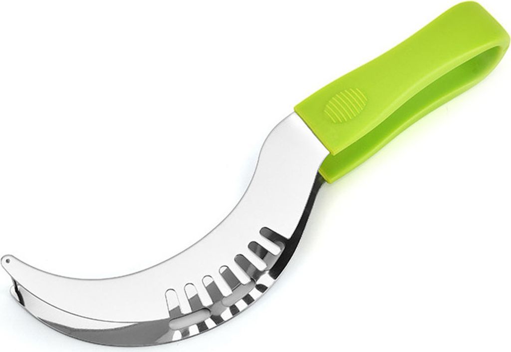 Wassermelone Schneiden Werkzeug Cantaloupe Fruit Slicing Cutter und Server Stahlkern Schneiden Utensil