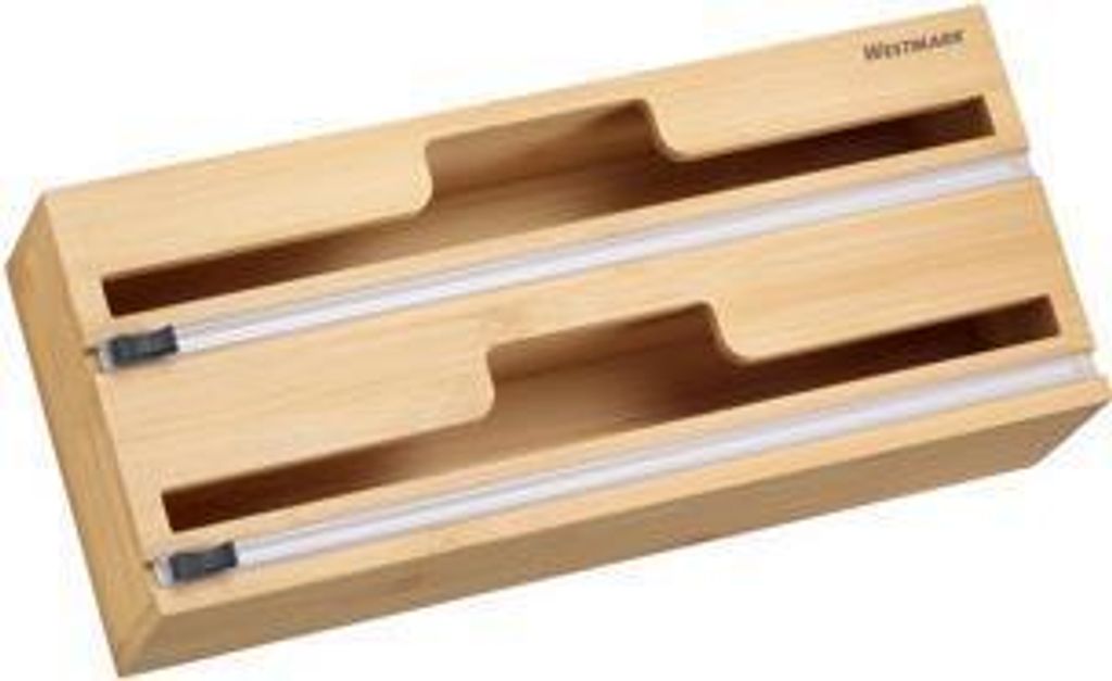 Westmark 52632260, Spender für Lebensmittelverpackungen, Alufolie, Plastikfolie, Kunststoff, Silber, 335 mm, 75 mm