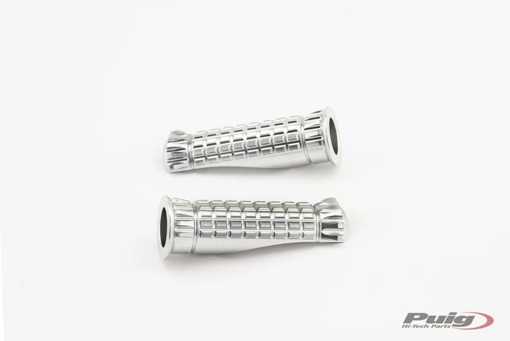 Repose-pieds sport PUIG Argent 9192P pour Suzuki GSX-R750 Racing