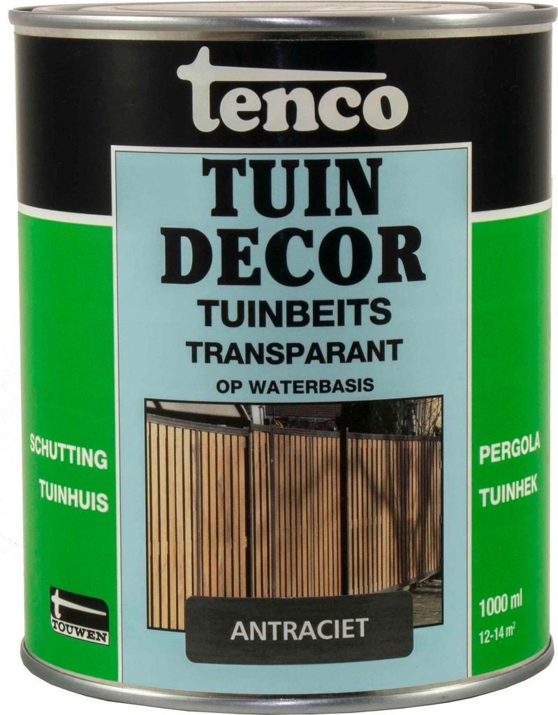 Gartendekor transparent anthrazit 1l Farbe/Lasur Tenco
