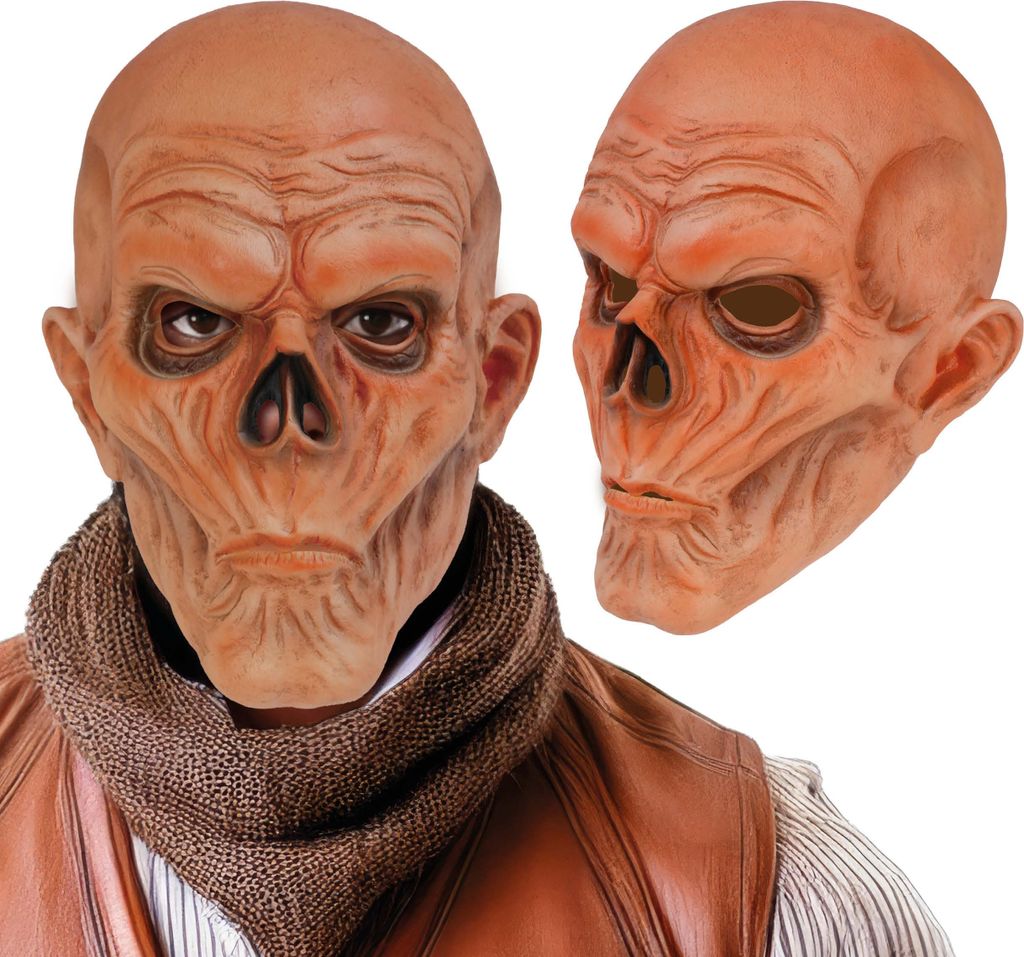 Zombie Halloween Maske Gruseliger Gesichtslook Erschreckende Verbrannte Mann Horror Kostüm Detaillierte Zombiefigur Schaurige Nekrofantastische Sk...