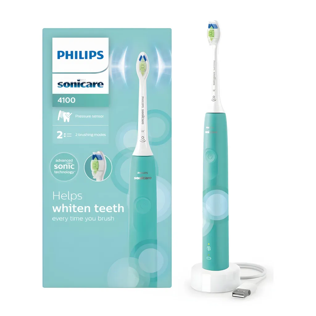 Brosse à dents électrique Philips Sonicare 4100 Adulte Dents Blanches