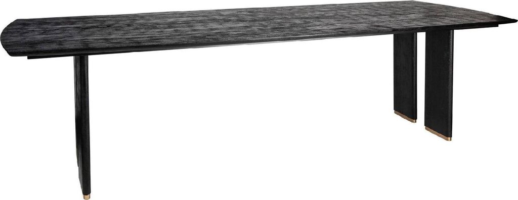 PTMD - Liber Esstisch - Schwarz - 200 x 100 x 77 cm