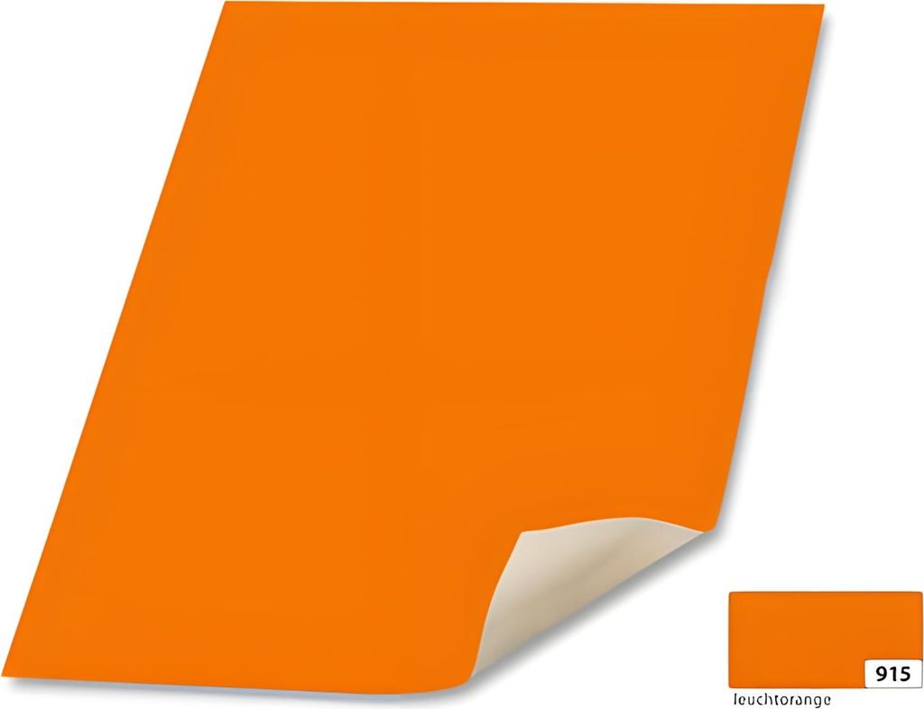 Folia 48x68cm 380g/m², 380 g/m², Orange, 480 mm, 380 mm, 10 Produktbild 