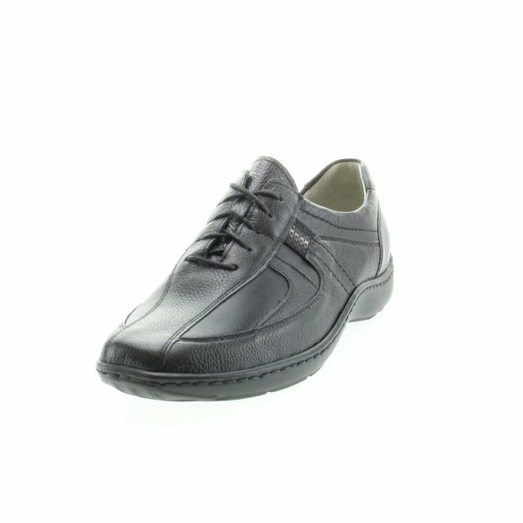 Waldläufer Damen Schnürer Henni 49600 001, Schwarz, Gr. 3