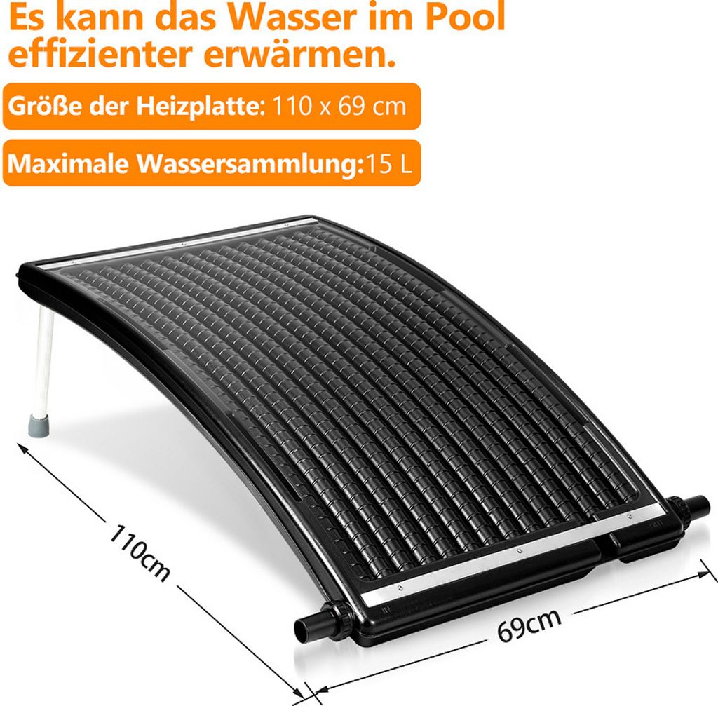2x Solarheizung Sonnenkollektor Poolheizung Solar Produktbild 2