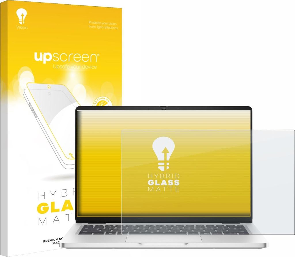 upscreen Entspiegelungs Schutzglas für Dell Pro 14 Premium PA14250 Non-Touch Schutzfolie Panzer Folie Glas Display Schutz matt
