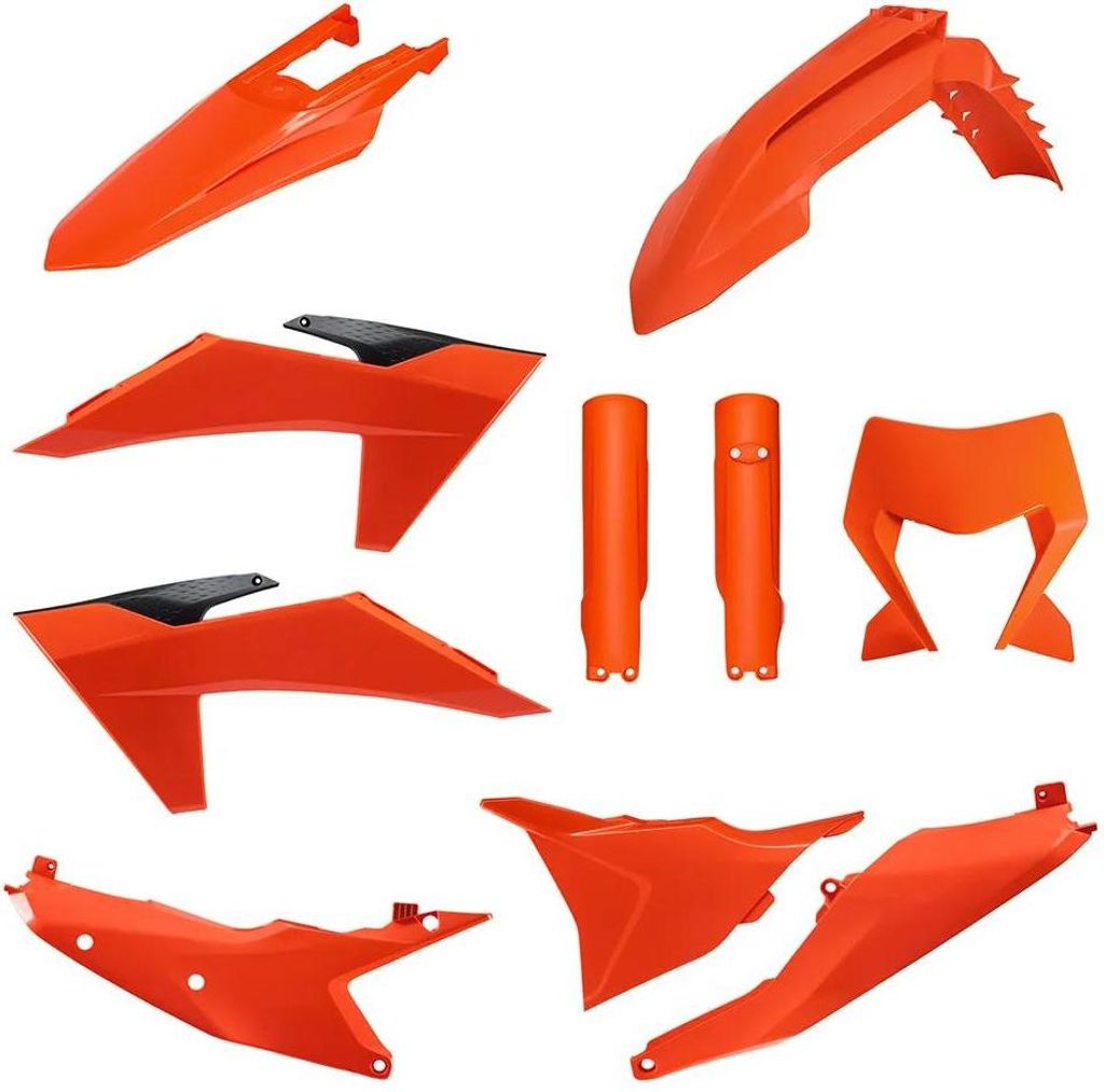 Polisport Off Road Ktm Exc/exc-f/xc-w/xc-fw 24-25 Plastikbausatz Orange Orange One Size