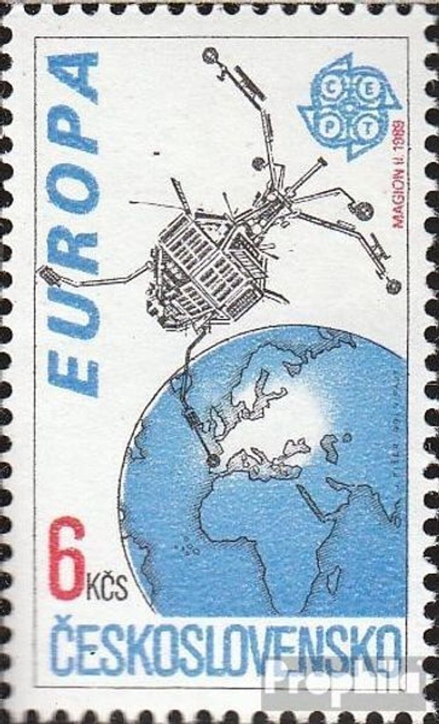 Briefmarken Tschechoslowakei 1991 Mi 3084 (kompl.Ausg.) postfrisch Weltraumfahrt