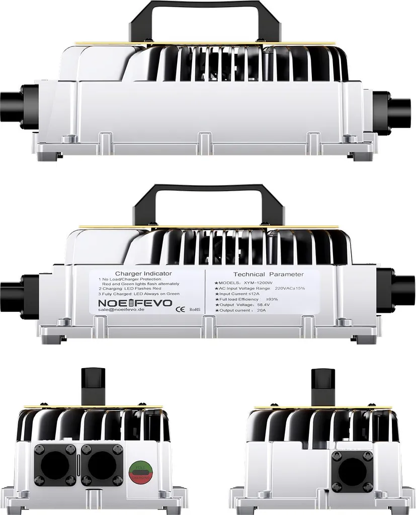 Chargeur 58,4V lithium avec protections avancées et indicateur LED EU - 5