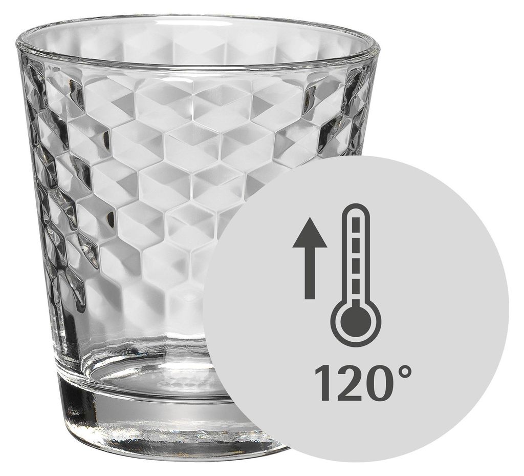 WMF Tumbler Set 4-teilig, Transparent, Glas, Coffee Time