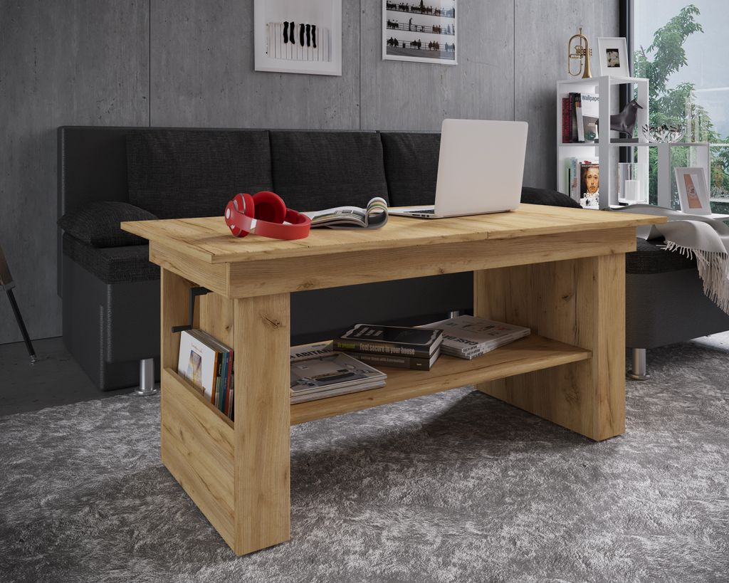 Kobila Couchtisch mit höhenverstellbarer Tischplatte, 1 Produktbild 9