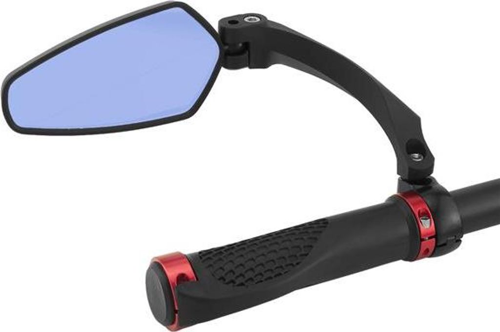 MidGard Fahrradspiegel mit Blendschutzfunktion, e-Bike Rückspiegel blendfrei mit schraubbare Aluminium-Klemme für Fahrrad-Lenker, geeignet für M...