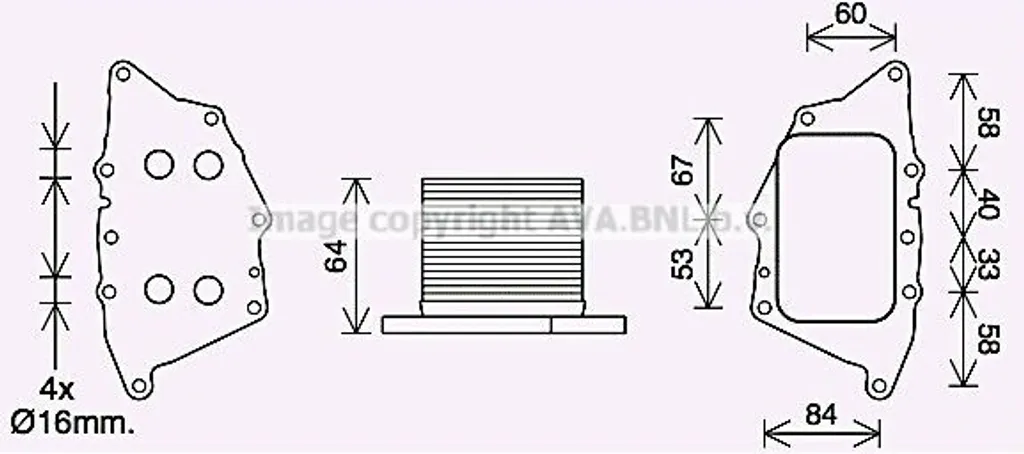 Solution fuite huile moteur : Radiateur PRASCO BW3572 pour BMW et Mini