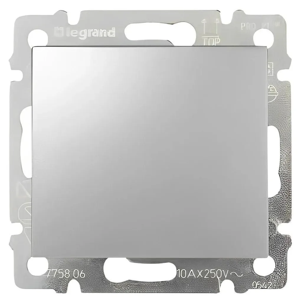 Commutateur croisé Legrand Valena Life 10A 230V Aluminium - Réf 752308