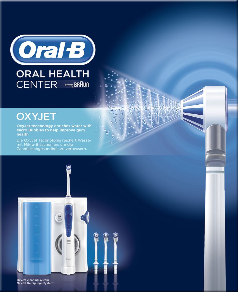 Oral-B Reinigungssystem OxyJet mit Munddusche weiß Produktbild 8