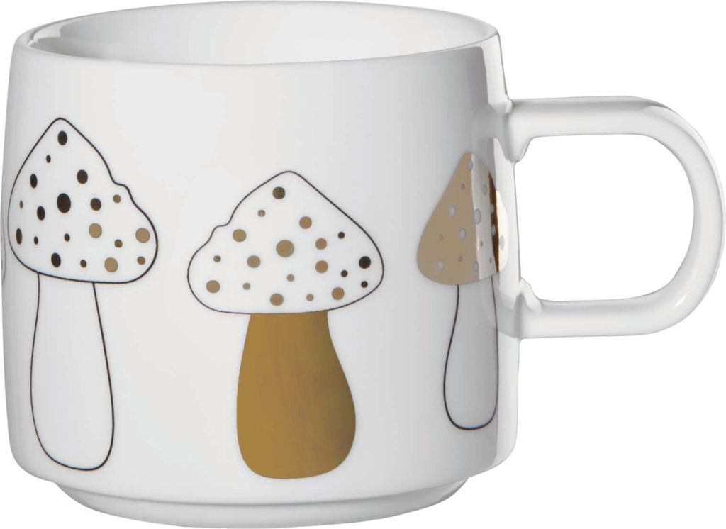 ASA Xmas Pilz I Henkelbecher weiss 0,35 l